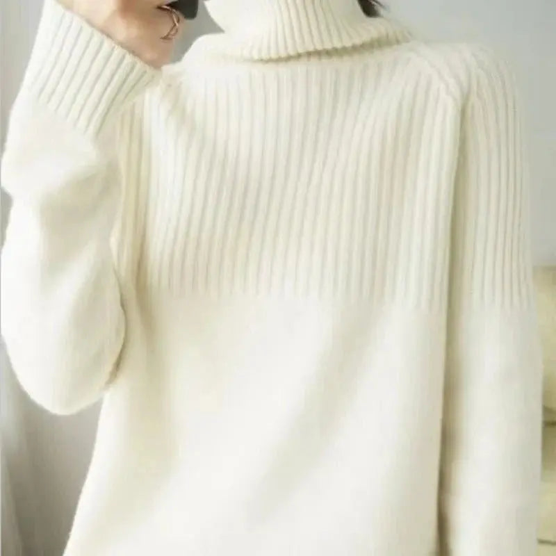 Cashmere Turtleneck Sweater with Fine Gauge Knit and Tailored Fit, Lightweight Insulation All Vera Mart