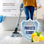 Lemon Floor Cleaner Concentrate with Plant-Based Surfactants for Multi-Surface Use, 3.38 oz All Vera Mart