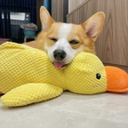 Plush Quacking Duck Dog Toy with Reinforced Seams and Machine Washable Fabric All Vera Mart