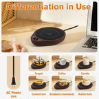 Beverage Warmer with Three Temperature Settings and Adjustable Timer All Vera Mart