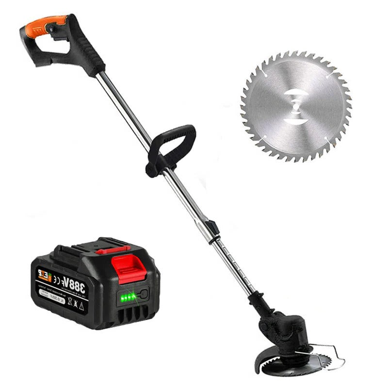 Cordless Lawn Trimmer with 24V Motor and Multi-Angle Head, Telescopic Handle All Vera Mart