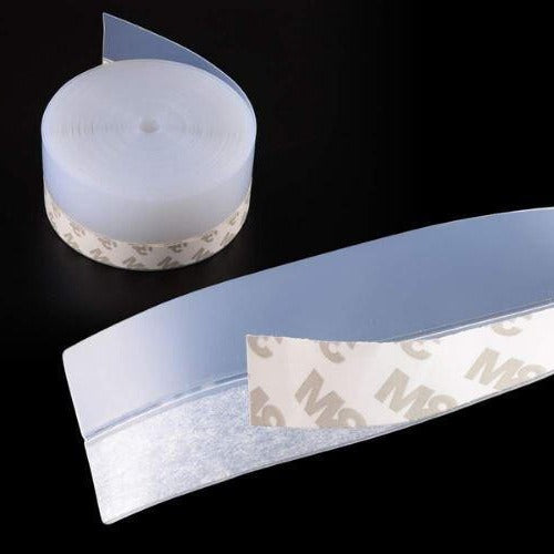 Transparent Door and Window Seal Strip with Draft Blocking and Moisture Barrier, 196.85in Length All Vera Mart