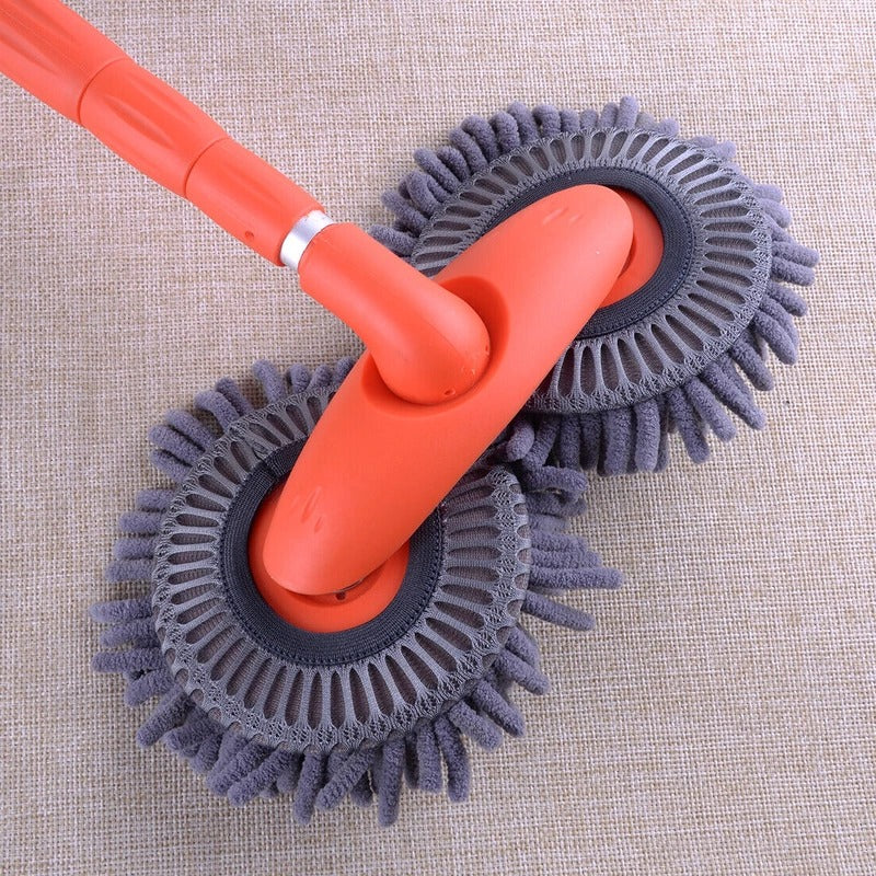 Rotating Head Car Wash Brush with Extended Detachable Handle All Vera Mart