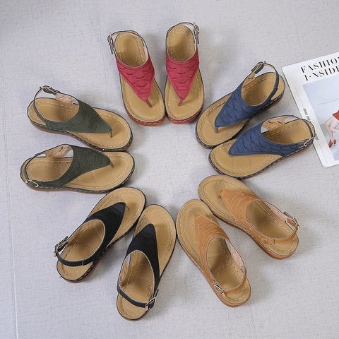 Women's Orthotic Sandals with Arch Support and Anti-Slip Sole, Breathable All Vera Mart