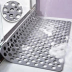 Textured Shower Mat with Raised Bumps and Drainage Perforations, Machine Washable All Vera Mart