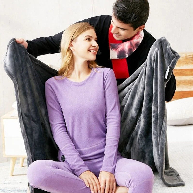 Heated Blanket with Three Temperature Settings and Foldable Design, 59x31.5 Inches All Vera Mart