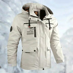 Men's Waterproof Jacket with Breathable Venting and Removable Hood, Fully Taped Seams All Vera Mart