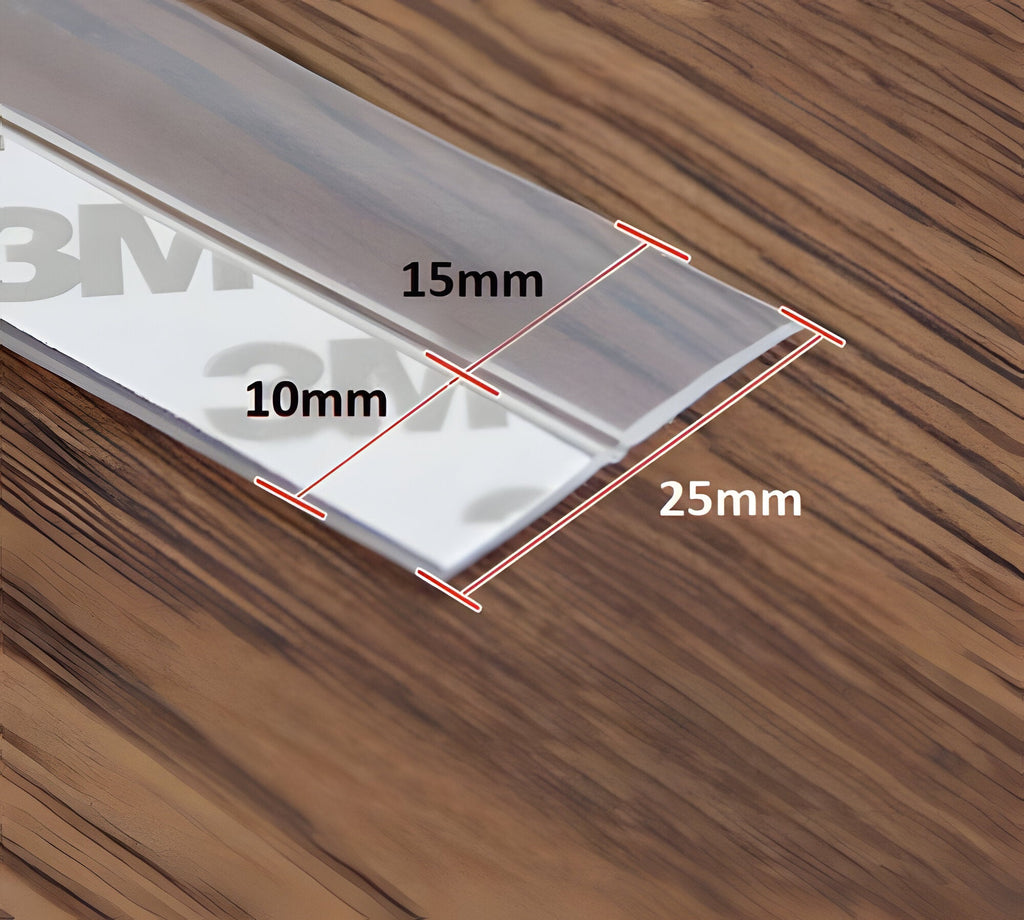 Transparent Door and Window Seal Strip with Draft Blocking and Moisture Barrier, 196.85in Length All Vera Mart