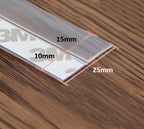 Transparent Door and Window Seal Strip with Draft Blocking and Moisture Barrier, 196.85in Length All Vera Mart