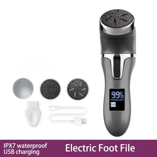 Electric Foot Callus Remover with 3000 RPM Motorized Head and Particle Collection All Vera Mart