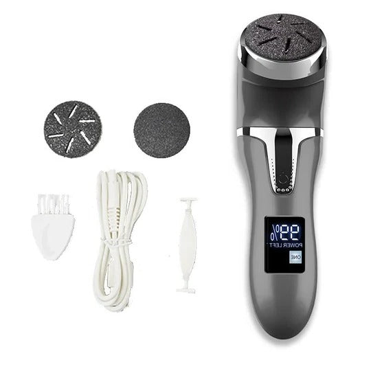 Electric Foot Callus Remover with 3000 RPM Motorized Head and Particle Collection All Vera Mart