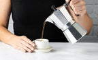Stovetop Coffee Maker with Pressure Brewing System and Visible Chamber Design All Vera Mart