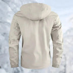 Men's Waterproof Jacket with Breathable Venting and Removable Hood, Fully Taped Seams All Vera Mart