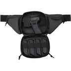 Concealed Carry Waist Pack with Multiple Zippered Pockets and Adjustable Strap All Vera Mart
