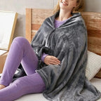 Heated Blanket with Three Temperature Settings and Foldable Design, 59x31.5 Inches All Vera Mart