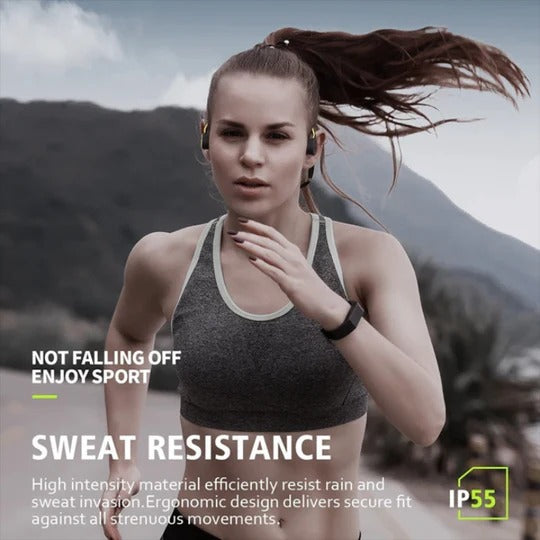 Bone Conduction Headphones with Open-Ear Design and IPX5 Sweat Resistance All Vera Mart