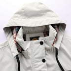 Men's Waterproof Jacket with Breathable Venting and Removable Hood, Fully Taped Seams All Vera Mart