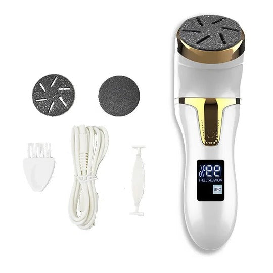 Electric Foot Callus Remover with 3000 RPM Motorized Head and Particle Collection All Vera Mart