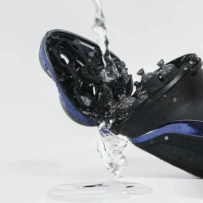 Electric Shaver with Contour-Adapted Pivoting Head and Pop-Up Trimmer, IPX7 Waterproof All Vera Mart