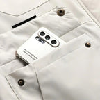 Men's Waterproof Jacket with Breathable Venting and Removable Hood, Fully Taped Seams All Vera Mart