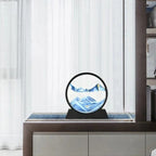 Manual Rotating Sand Art Display with Changing Patterns, Six Themes All Vera Mart