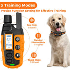 Waterproof Dog Training Collar with 3300ft Remote and Three Correction Modes All Vera Mart