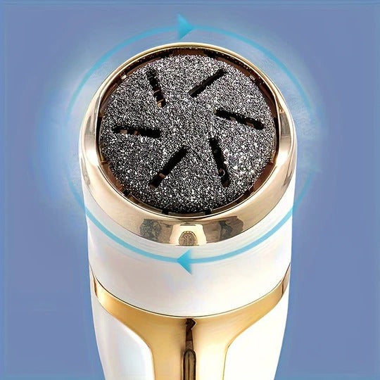 Electric Foot Callus Remover with 3000 RPM Motorized Head and Particle Collection All Vera Mart