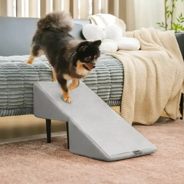 Dog Ramp and Step Stool with Textured Grip Panel and Suction Cup Base for 200lb Capacity All Vera Mart