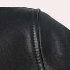 Faux Leather Jacket for Men with Soft Lining and Reinforced Seams All Vera Mart