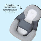 Inclined Infant Wedge Pillow with Breathable Cover and Anti-Rollover Design All Vera Mart