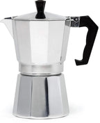 Stovetop Coffee Maker with Pressure Brewing System and Visible Chamber Design All Vera Mart