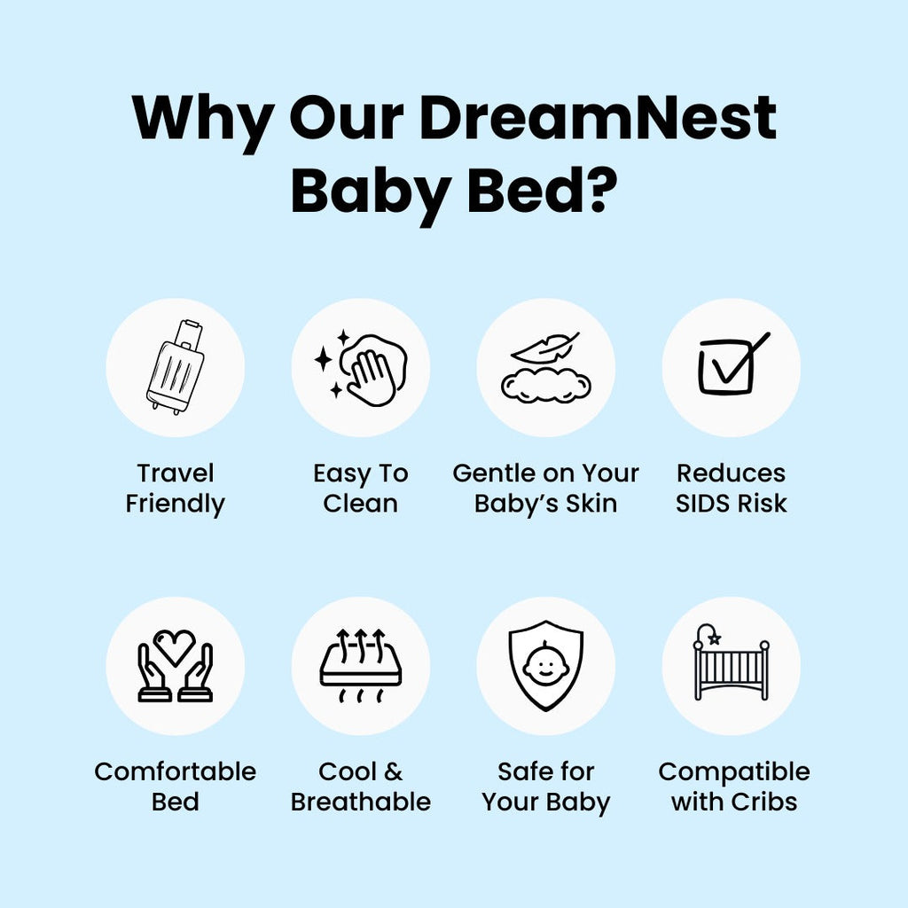 Inclined Infant Wedge Pillow with Breathable Cover and Anti-Rollover Design All Vera Mart