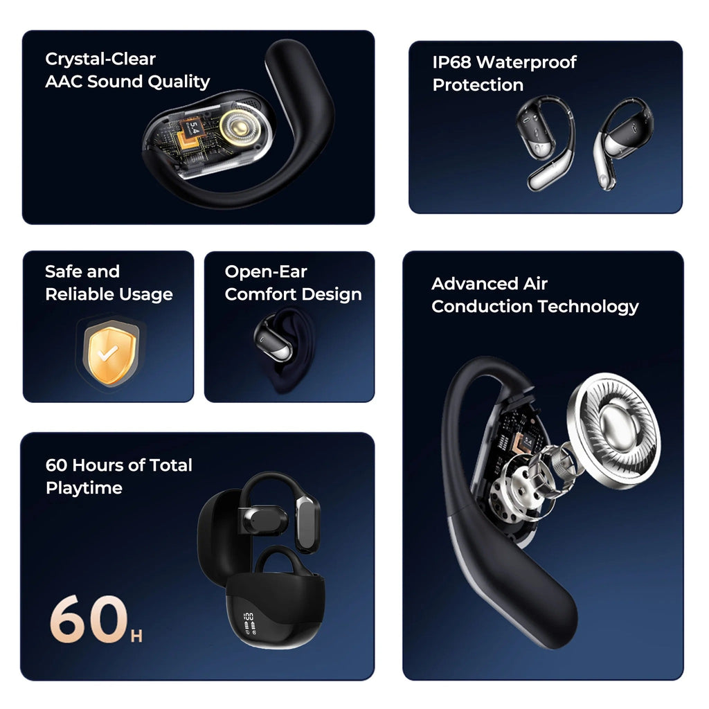 Translation Earbuds with 144 Language Support and Dual Microphone Noise Filtering All Vera Mart