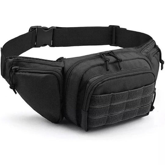 Concealed Carry Waist Pack with Multiple Zippered Pockets and Adjustable Strap All Vera Mart