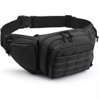 Concealed Carry Waist Pack with Multiple Zippered Pockets and Adjustable Strap All Vera Mart