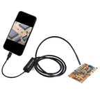 Inspection Camera with 6 LED Lights and Waterproof Head for iPhone and Android All Vera Mart