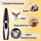 Quiet Pet Grooming Trimmer with Rechargeable Battery and Safety Blade All Vera Mart