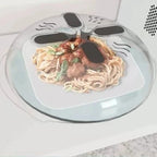 Microwave Splatter Cover with Magnetic Storage and Steam Vents All Vera Mart