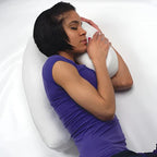 Contoured Side Sleeper Pillow with Ear Cavity for Sensitive Ears All Vera Mart