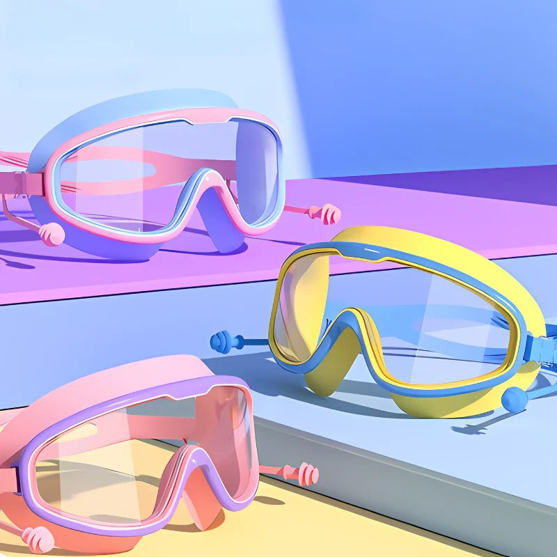 Children's Swim Goggles with Wide View Lenses and UV Protection All Vera Mart
