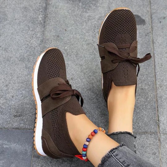 Orthopedic Mesh Sneakers with Cushioned Sole and Non Slip Tread All Vera Mart