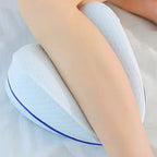 Leg Contour Pillow Covers with Zipper Closure, White 2-Pack All Vera Mart