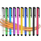 Capacitive Touch Screen Stylus with Soft Rubber Tip and Aluminum Body, 10-Piece Set All Vera Mart
