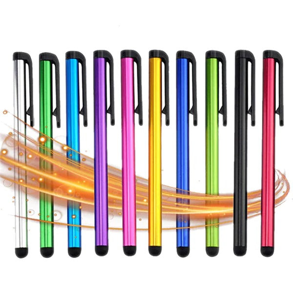 Capacitive Touch Screen Stylus with Soft Rubber Tip and Aluminum Body, 10-Piece Set All Vera Mart