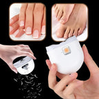 Rechargeable Electric Nail File with Automatic LED Light and Dual Speed Control All Vera Mart