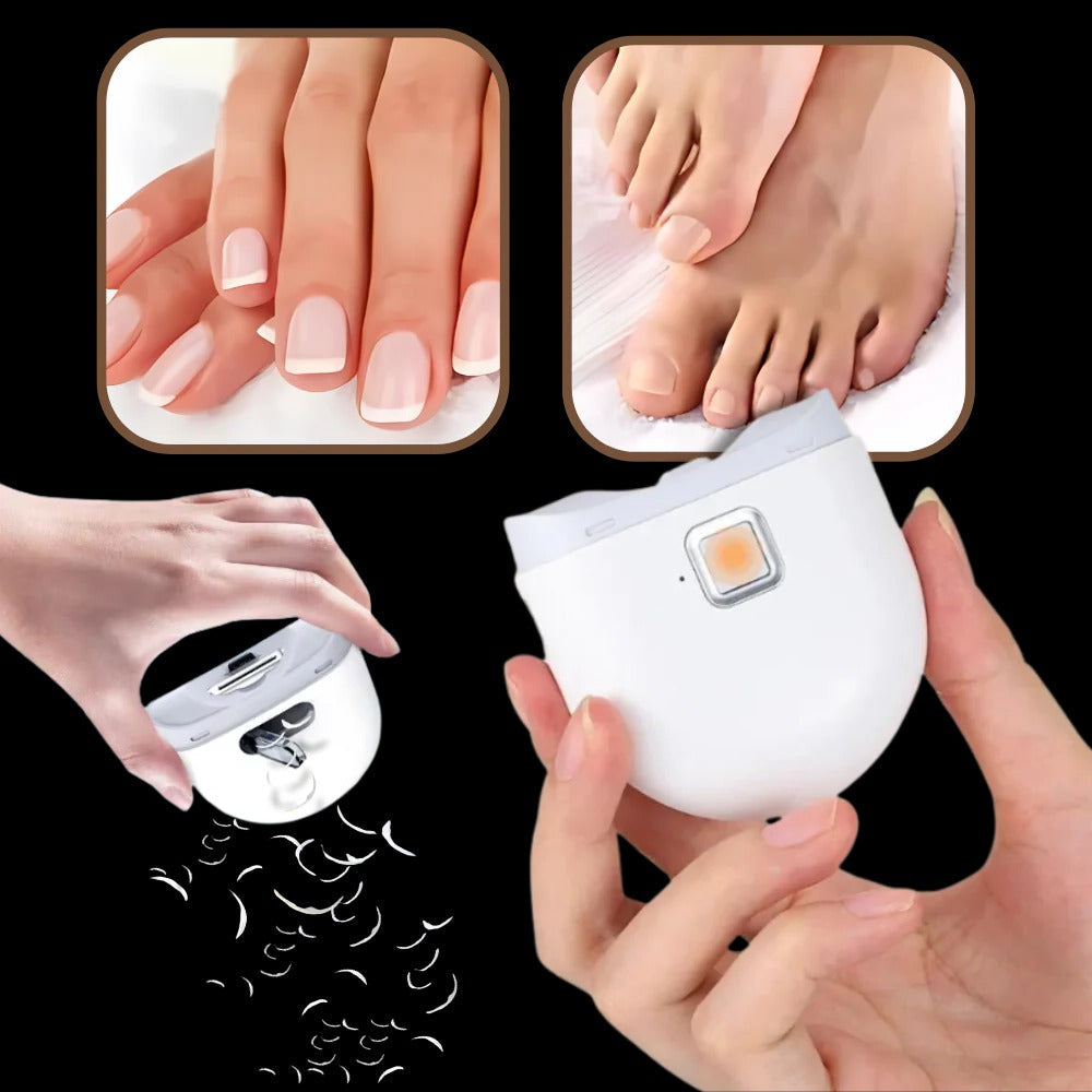 Rechargeable Electric Nail File with Automatic LED Light and Dual Speed Control All Vera Mart