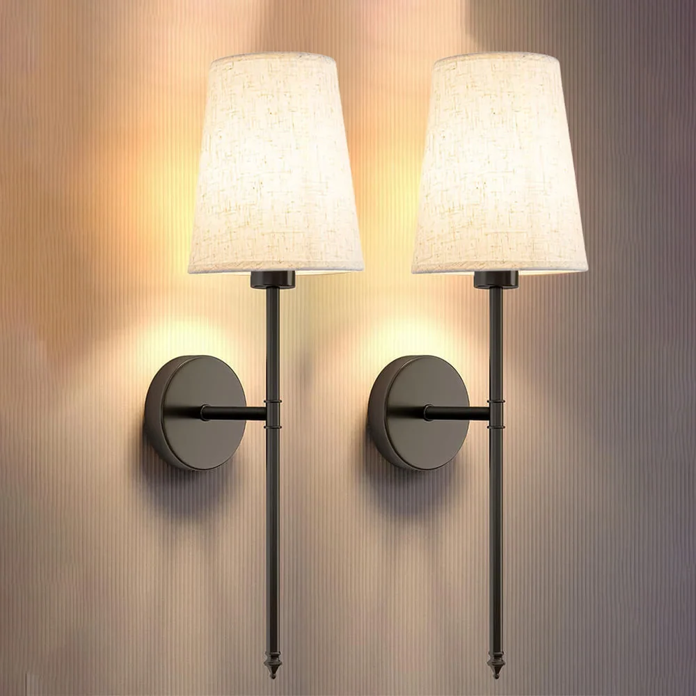 Battery Operated Wall Sconce with RGB Color Modes and Three Brightness Levels All Vera Mart