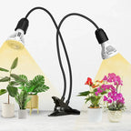 LED Grow Light with Adjustable Gooseneck and Remote Control for Indoor Plants All Vera Mart