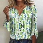 Women's Top with Structured Body Fit and Stable Neckline, XS to XXL All Vera Mart