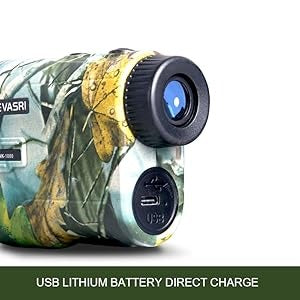 Hunting Range Finder with 6.5x Magnification and Angle Measurement, 3280ft Range All Vera Mart
